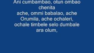 orishas-canto para elegua y shango.lyrics