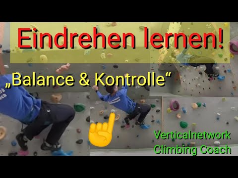 Bouldern lernen ☝️Balance und Körperkontrolle verbessern.#überhang  #klettertechnik #eindrehen