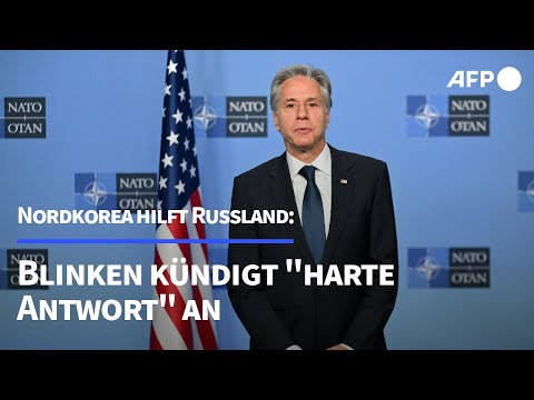 Blinken kündigt "harte Antwort" auf Nordkoreas Unterstützung für Russland an | AFP
