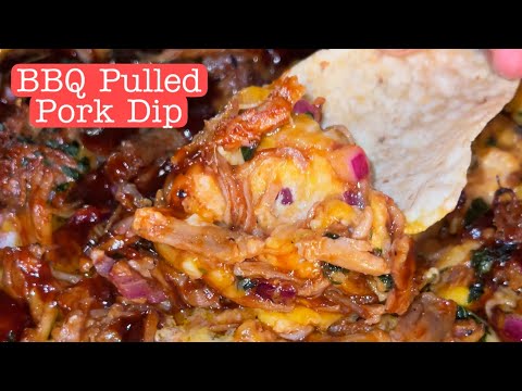 THE BEST PULLED PORK RECIPE | How to make BBQ Pulled Pork Dip | Easy Game Day Appetizer