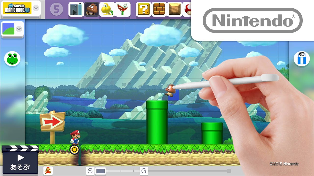 スーパーマリオメーカー TVCM ゲーム画面篇 が公開された。