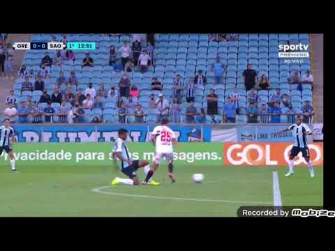 SENSACIONAL: Miranda tira o gol do Grêmio em cima da linha