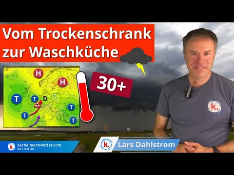 Von trockenwarm zu schwül und gewittrig - Ansteigende Unwettergefahr