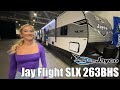 Check out this Video for a 2026 Jayco Jay Flight SLX 263BHS(Stock #T137549)  for sale by Blue Compass RV Des Moines. This unit is located in Altoona, IA