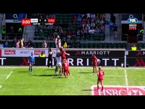 England vs USA Hong Kong 7s plate final 2016
