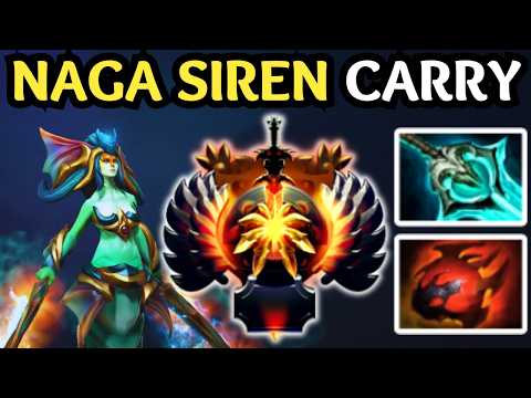 🔥 HOW NAGA SIREN CARRY WINS — CAN’T KILL THE REAL ONE | DOTA 2 🔥