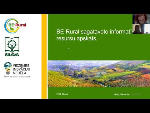 22.02.2021 Tiešsaistes pasākuma ieraksts (Organizators: Latvijas Valsts mežzinātnes institūts Silava un BE-Rural)