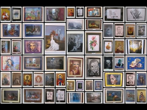 Izložba slika članova UA  Duhovnog centra "Prepodobni Rafailo Banatski" 28. 04. 2016. godine