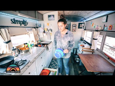 Fulltime Family RV Travel In A DIY Raised Roof School Bus - Leaving The 9-5
