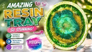 Amazing Resin Tray DIY ✨ So Stunning & Mesmerizing!