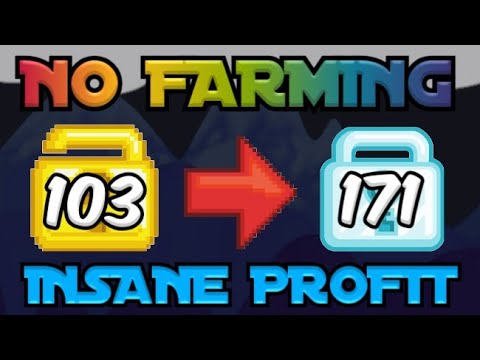 INSANE PROFIT WITH THIS METHOD WITHOUT FARMING! (MUST WATCH!) | Growtopia How To Get Rich Fast