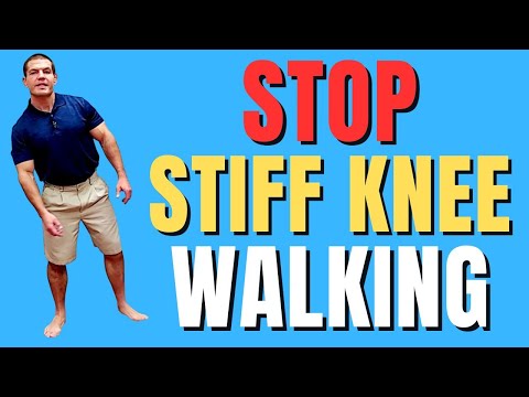 How To STOP Walking With A Stiff Knee Gait (2 Easy Exercises)