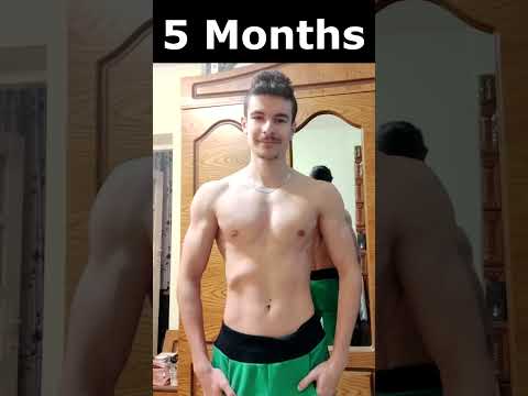 Skinny to muscle - 1 Year REALISTIC Transformation