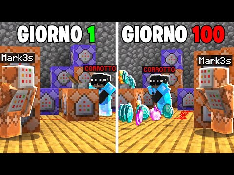 SOPRAVVIVO 100 GIORNI nella BASE SEGRETA del CLAN DEGLI ISCRITTI CORROTTI su MINECRAFT!