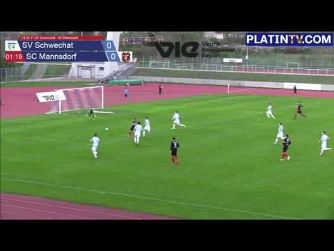 14.04.17 SV Schwechat - SC Mannsdorf - Highlight  (1. Halbzeit / 01:25) am 14.04.2017 19:19