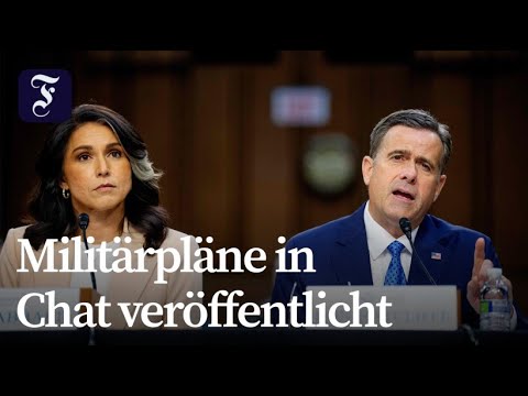 Sicherheitspanne in Gruppen-Chat der Trump-Regierung