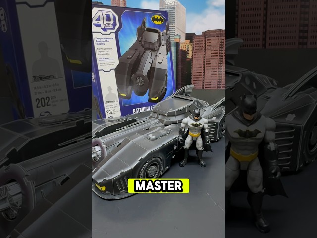 Vídeo relacionado con 4D Build - Batmobile - Maqueta 3D Detallada de cartón, 202 Piezas, para Fans de Batman a Partir de 12 años