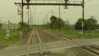 preview picture of video 'Amtrak Harrisburg Line Irishtown Crossing at 100mph'