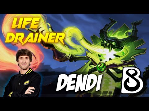 B8.Dendi Pugna - LIFE DRAINER - Dota 2 Pro Gameplay [Watch & Learn]