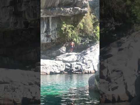 Cascada de las Ánimas, Linares, Maule. #aguahelada #cliffdiving #travel #maule #nature