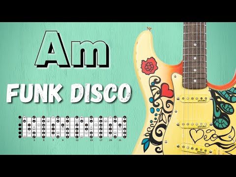 Groovy FUNK DISCO Backing Track in A minor