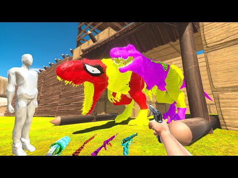 ANIMAL HOSTAGE RESCUE  FPS AVATAR IN WORK! - Animal Revolt Battle Simulator