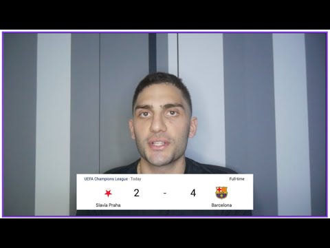 Slavia Prague 2 Barcelona 4 | Still Alive for Top 8