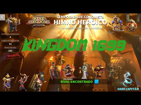 KvK Kingdom 1699| Comenzamos la guerra en Pase 4!! | KvK Himno Heroico | Rise of Kingdoms español