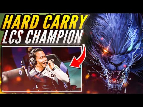 Rank #1 Rengar Hard Carries The LCS CHAMPION EG Impact!