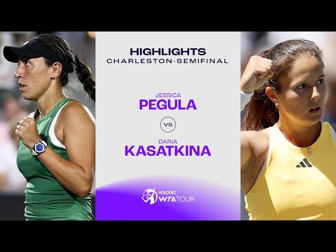 Теннис Jessica Pegula vs. Daria Kasatkina | 2024 Charleston Semifinal | WTA Match Highlights