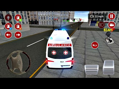 American Ambulance Rescue Game 2023 Simulator - Android Gameplay - YouTube