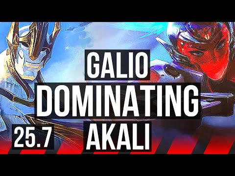 GALIO vs AKALI (TOP) | 7/2/14, Dominating | KR Diamond | 25.7