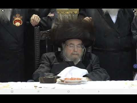 Belzer Rebbe At The Pidyon Haben Of A Great Grandson - Menachem Av 5781