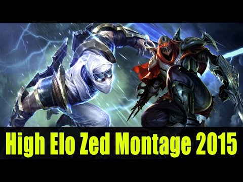 High Elo Zed Montage 2015 - Zed Best Plays