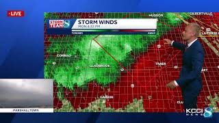 Watch live: Tracking severe weather in Iowa