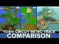 Mario Kart 8 - Yoshi Circuit DLC Retro Track Comparison - Eurogamer