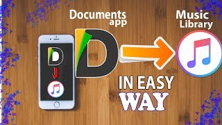 file transfer from documents app to music