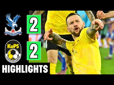Crystal Palace vs KuPS 2-2 | Highlights | Parzyszek Goal | Conference League | Antwi Red Card