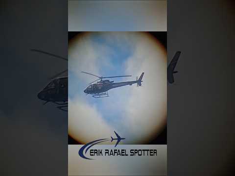 passagem do AS350 B3 Esquilo PR-YYY Grupamento tático aéreo da Paraiba #aviation #h125 #as350
