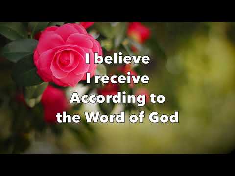 I believe I receive - Rony Tan