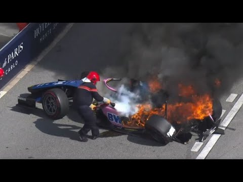 Grand Prix de Monaco 2023 - All Crashes and Fails - Motorsport Crash Compilation