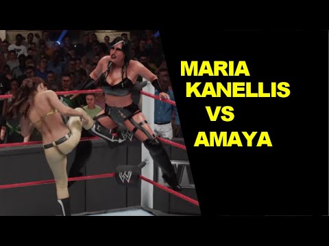 WWE 2K19 Maria Kanellis vs Amaya - Extreme Rules