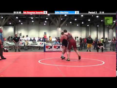Greco GR 98 KG - Pete (Panagiotys) Gounaridis vs. John Wechter