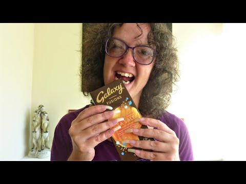 Galaxy Fusions Blonde Chocolate & Sea Salt Bar 100g. White chocolate and caramel. Amazon UK review 😋