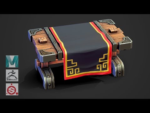Autodesk Maya 2019, Zbrush 2019, Substance Painter - Stylized Table