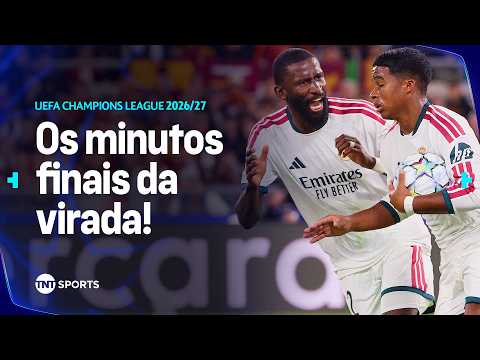 OS 10 ÚLTIMOS MINUTOS DA VIRADA ALUCINANTE DO REAL MADRID CONTRA A ROMA NA CHAMPIONS!