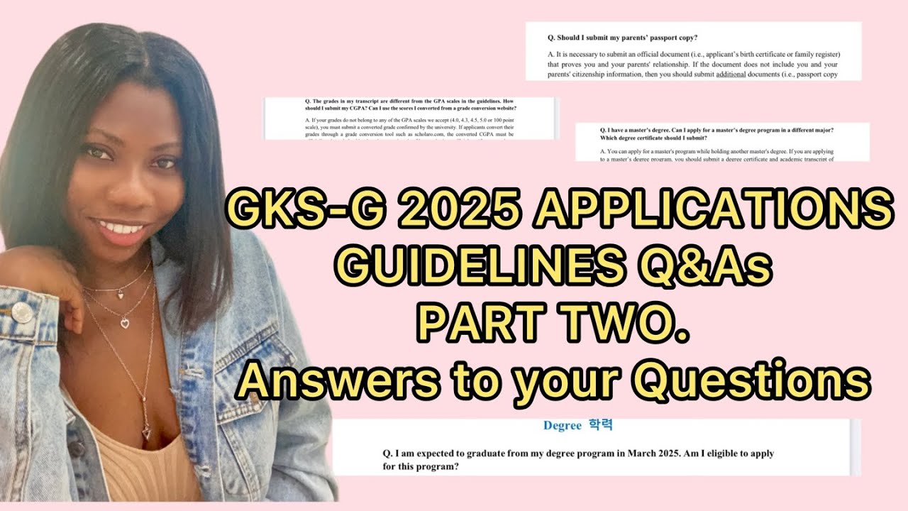 GKS-G 2025: GUIDELINES & Q&As PART TWO:ANSWERING ALL YOUR QUESTIONS