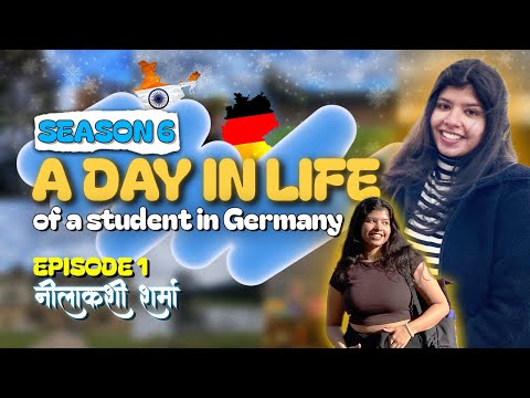A Day in Life of an Indian Student in Germany 🇩🇪: Masters in TU Dresden | S06 E01