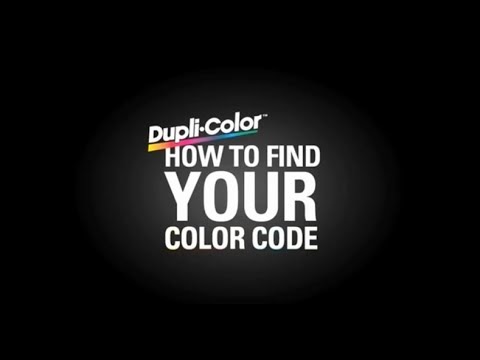 Dupli-Color Find Your Color Code: Toyota