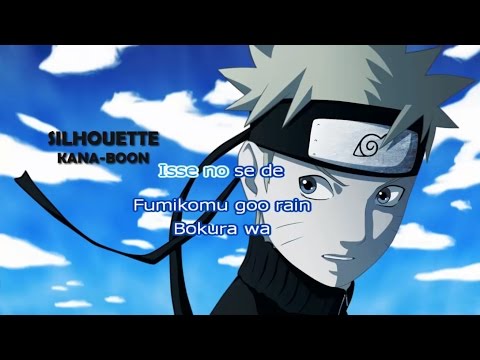 Naruto Shippuden- Silhouette (KANA-BOON) karaoke